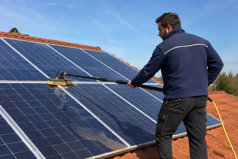 Nettoyage et entretien de panneaux solaires à Puy-du-Lac